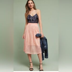 Anthropologie Graphique Midi Skirt Medium